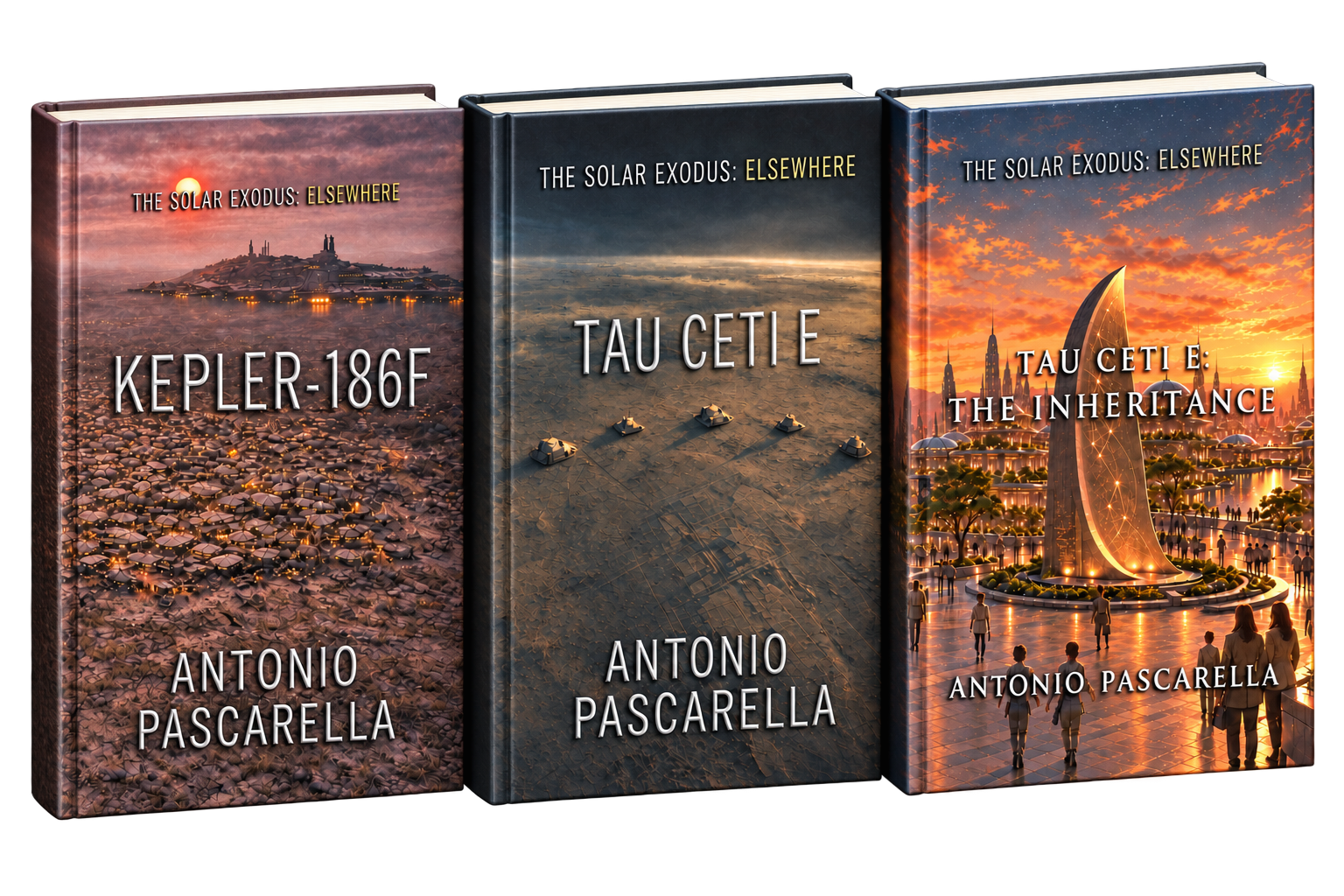 The Solar Exodus: Elsewhere Hardcover Bundle book bundle