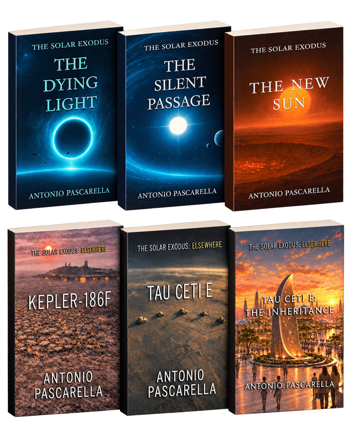 The Solar Exodus Full Series Softcover book bundle